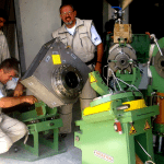 Splice Box installation, SAUDI ARABIA, Riyadh Cable Companies, installation of TROESTER CCV line for Milliken cables.