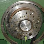 One of the reliable way for centering of stranding elements for central stranding line