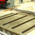 The welding and fixing of the rails for loaders (2)