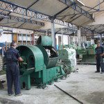 The adjusting of old and new parts ofstranding line during upgrading