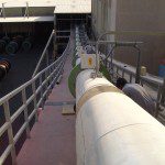 The cooling part of the Pipe on Troester CCV line