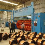 Installation of Screening line with 54 bobbins in cable factory in Alepo, Syria