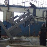 Recovering in vertical position of the Portal Pay Off from Rosenfahl, installed in Algeria