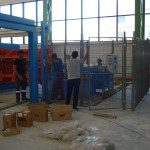 The installation of protective fencing